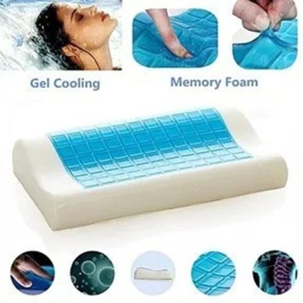 Almohada Con Gel Refrescante Ortopédica Memory Pillow - Imagen 4