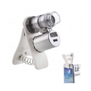 LUPA 60X CON LUCES LED CLIP UNIVERS PARA TELEFONO MOVIL